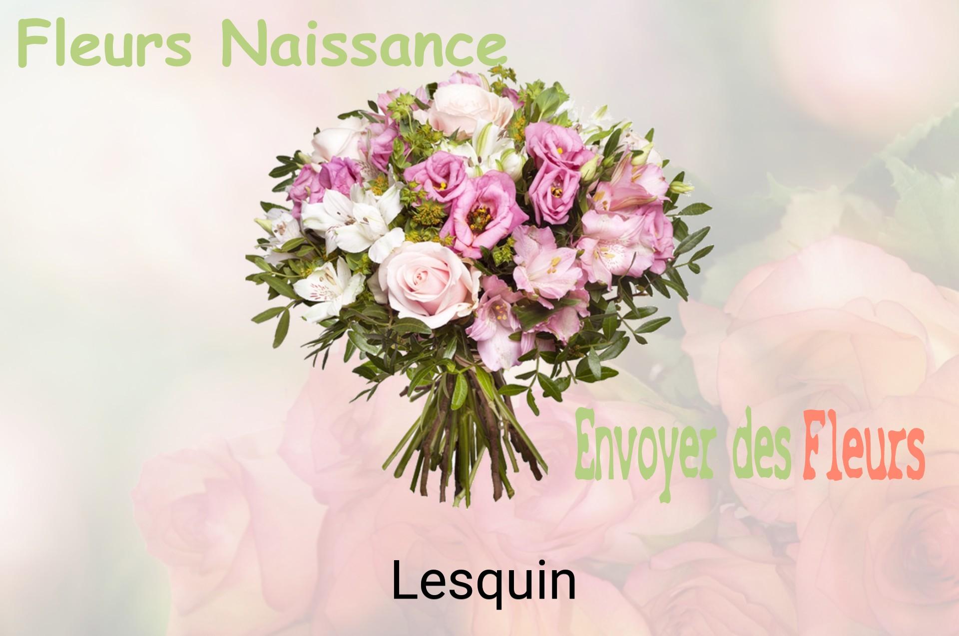 Bouquet de fleurs de naissance livré à Lesquin